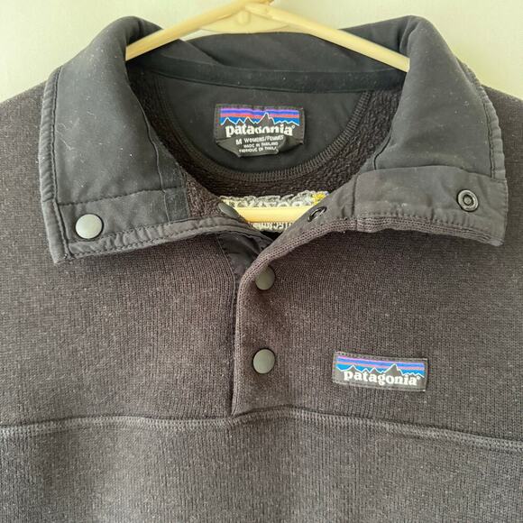 Patagonia Womens Micro D Fleece Pullover Medium Drug Rep ROZLYTREK Outdoor Hike - Picture 8 of 11